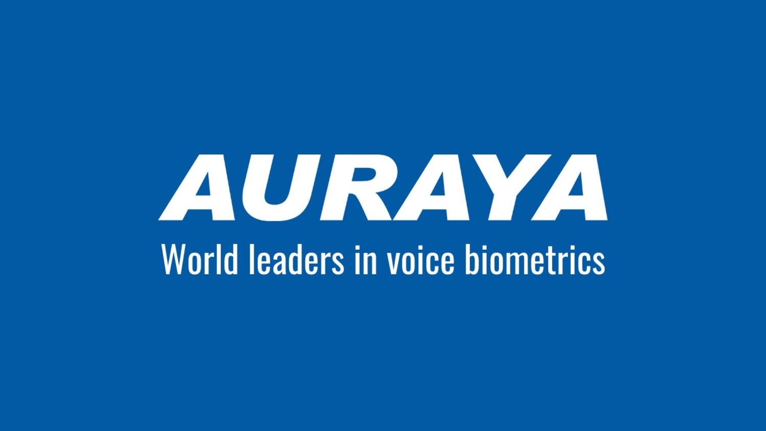 Auraya Unveils New Logo